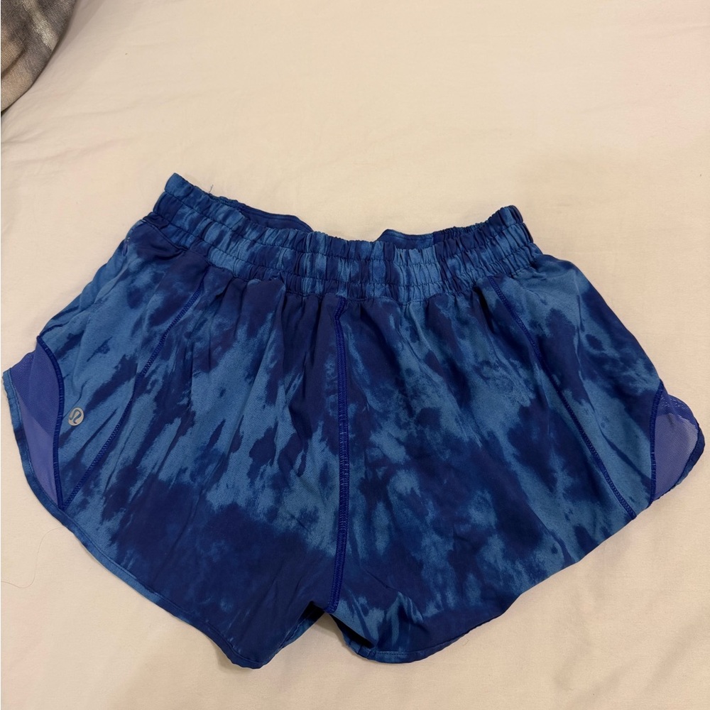 lululemon athletica Navy Tie-Dye Athletic Shorts